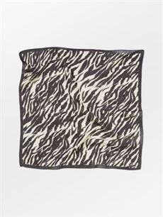 BECK SÖNDERGAARD TØRKLÆDE, ZERONA COTTA SCARF, BLACK